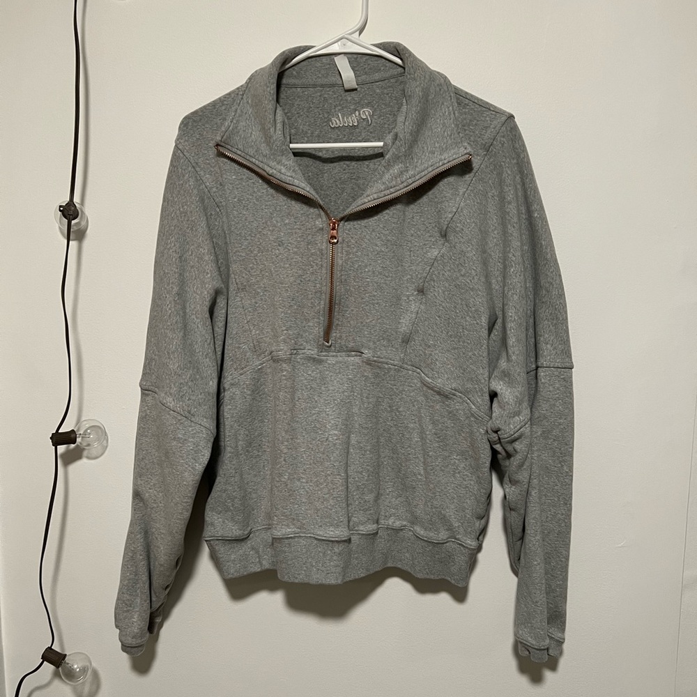 SOLD! Gray P’tula Quarter Zip